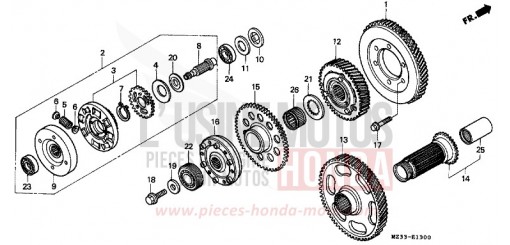 PRIMAIRE A ENGRENAGE GL1500SER de 1994